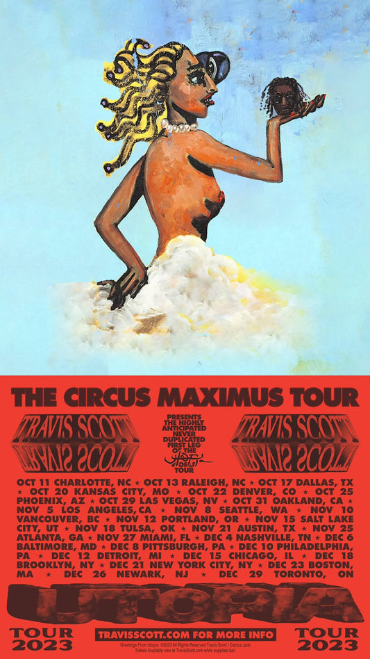 TOUR ALERT 🚨 Travis Scott Announces Utopia – Circus Maximus Tour 🤘🏾🙌🏾