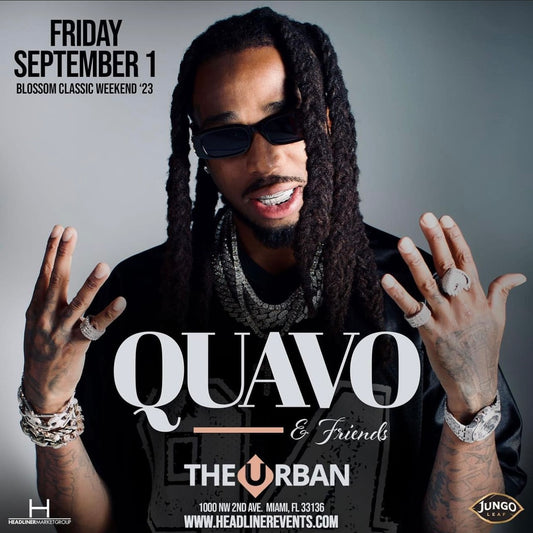 #LaborDayWeekend2023 Kick Off‼️ @QuavoHuncho & Friends LIVE this Friday, September 1st at @TheUrbanMia ⭐️