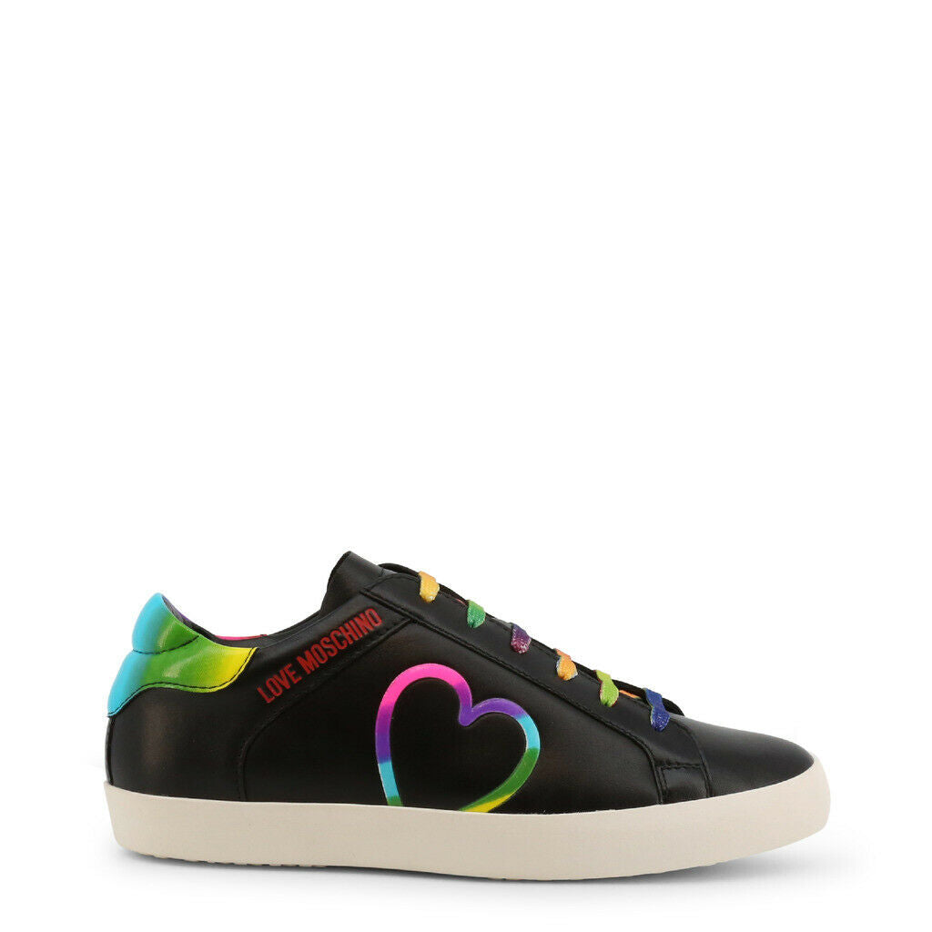 Women Black Rainbow Sneakers