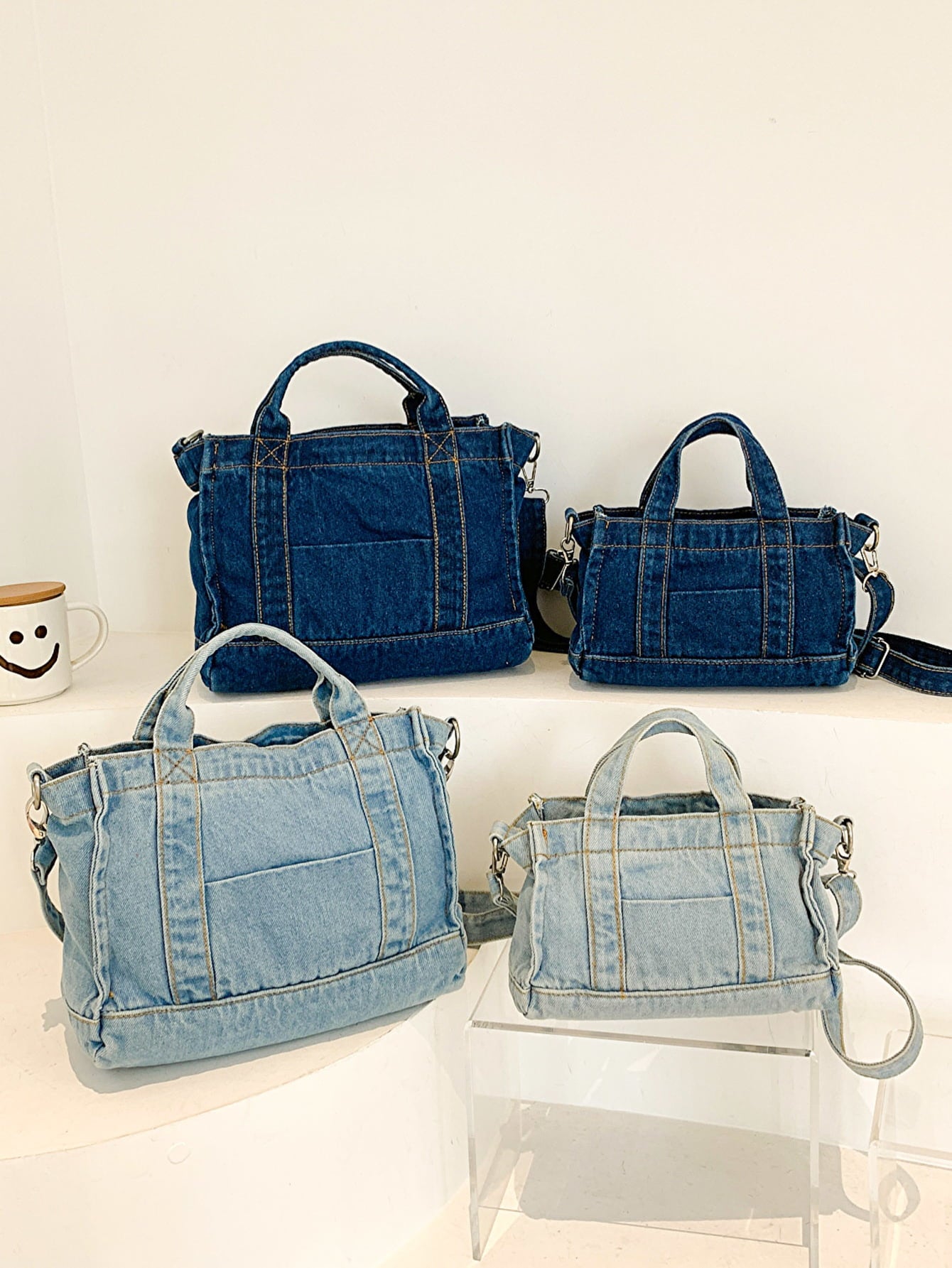 Adored Denim Shoulder Bag