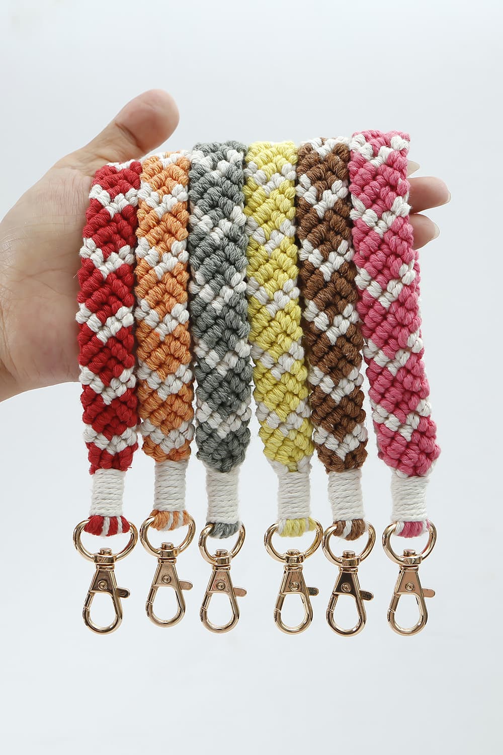 Macrame Wristlet Key Chain