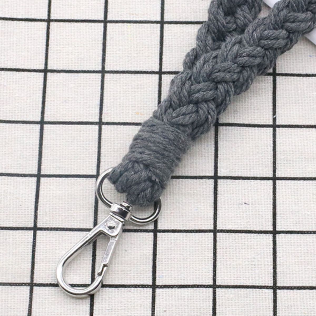 Assorted 4-Piece Macrame Keychain